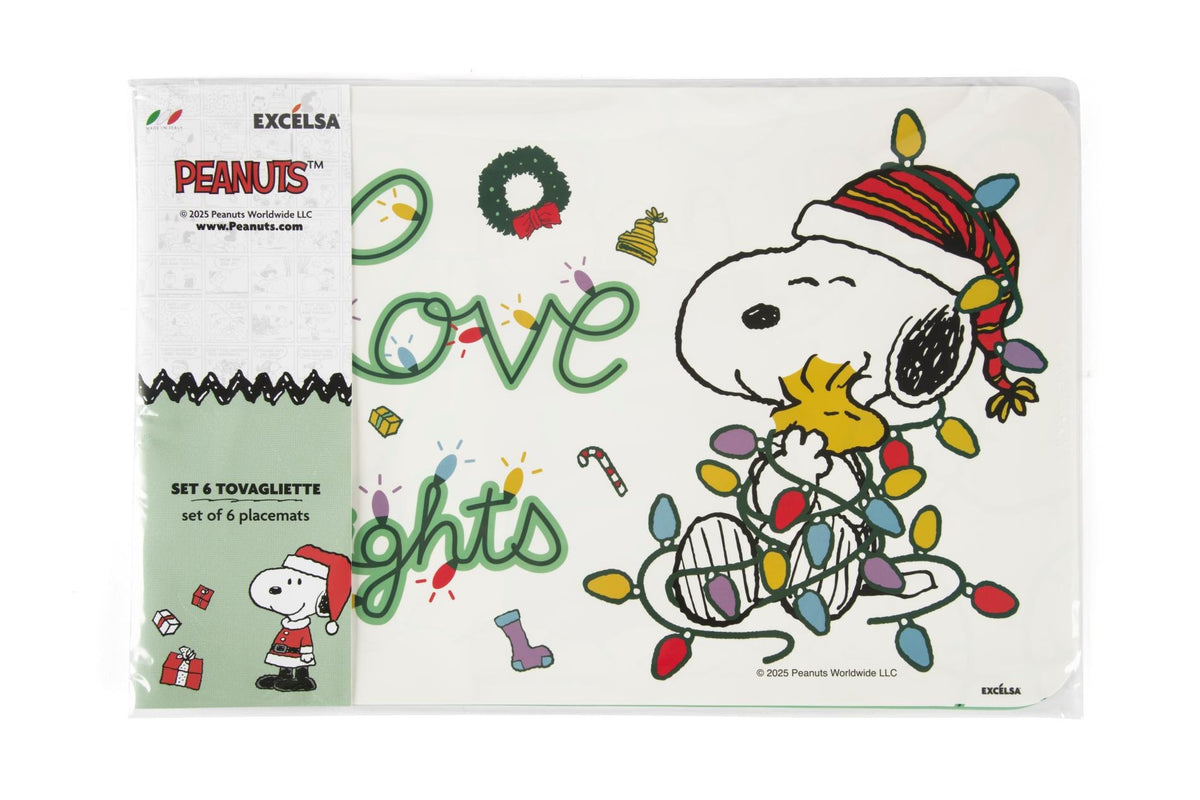 Peanuts Set 6 Tovagliette Natalizie, foto 9