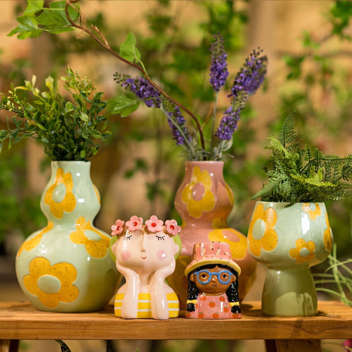 Vaso Doppia Sfera con Fiori, foto 7