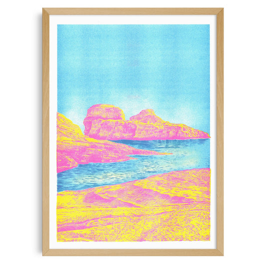 Heat Rock Poster - Strabello Design