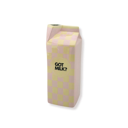 Large Milk Carton Vase - Strabello Design