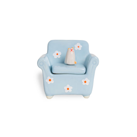 Armchair with Cat Trinket Box - Strabello Design