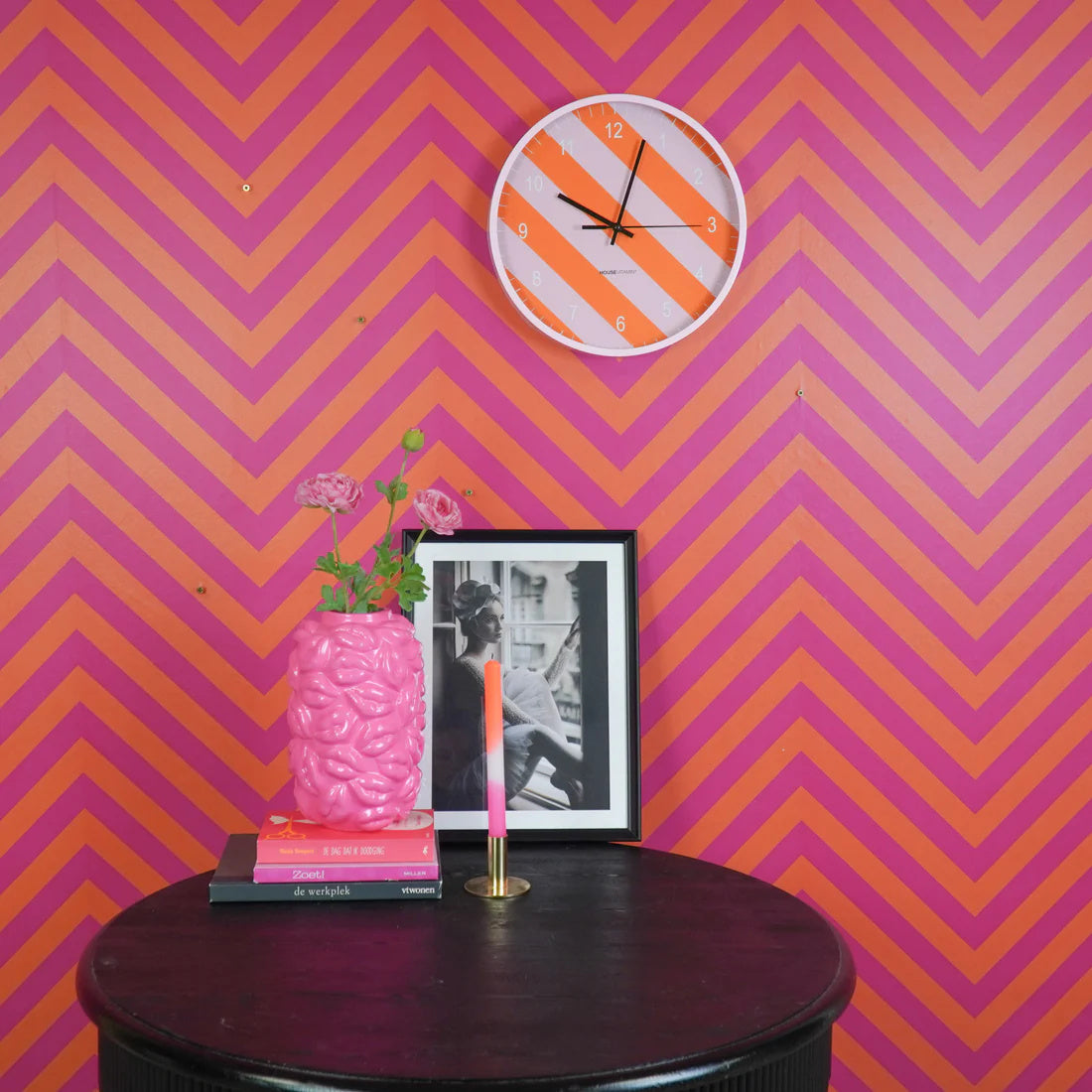 Patterned Wall Clock, photo 6