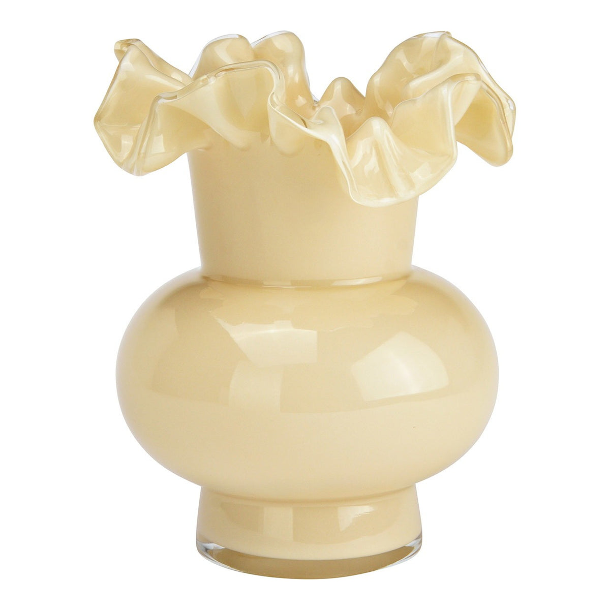 Vaso Increspato Bianco - Strabello Design