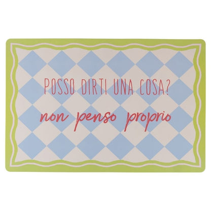 Tovaglietta Americana con Frase, foto 2