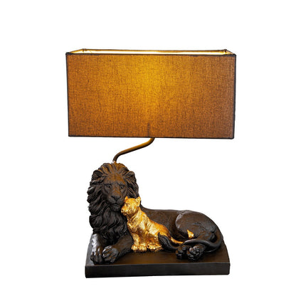 Lionheart Lion Table Lamp - Strabello Design