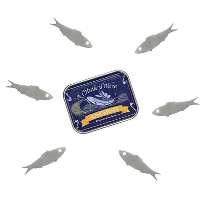 Set of 6 Anchovy Appetiser Forks, photo 4