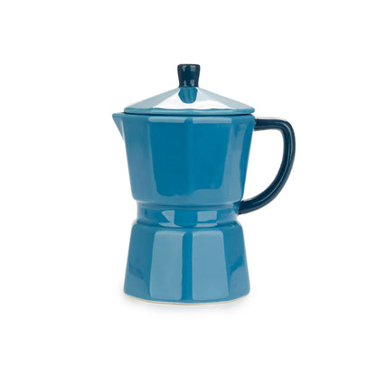 Mint green Moka mug in its box with the lid visible