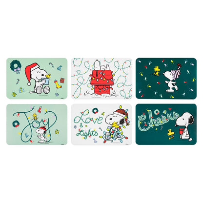 Peanuts Set 6 Tovagliette Natalizie - Strabello Design