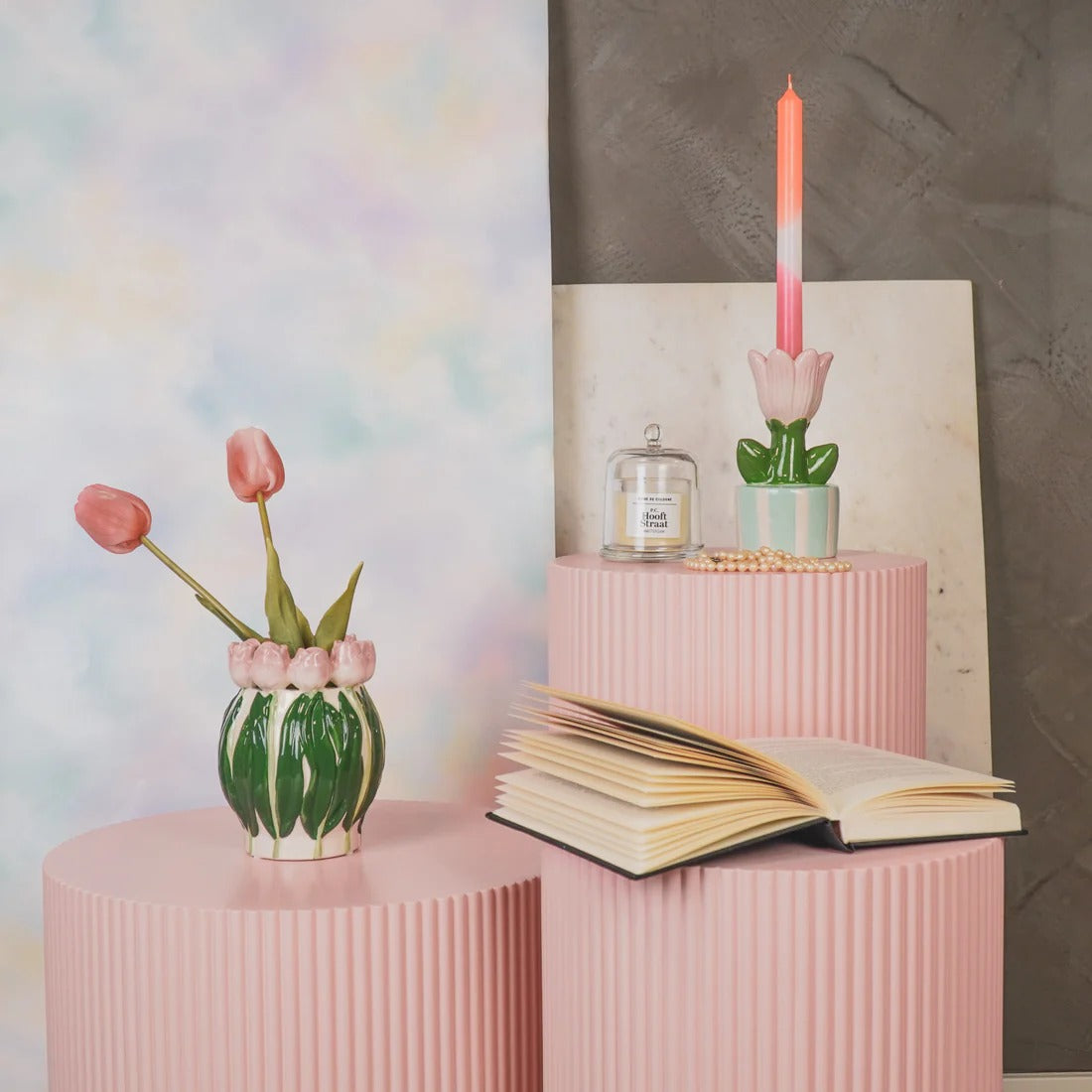 Pink Tulip Crown Vase, photo 3