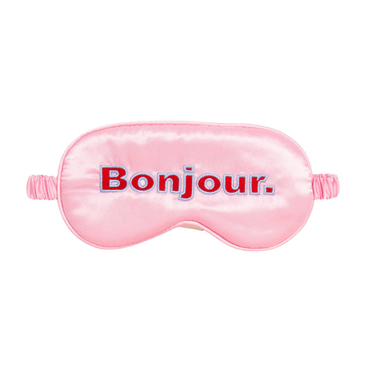 Bonjour Sleep Mask - Strabello Design