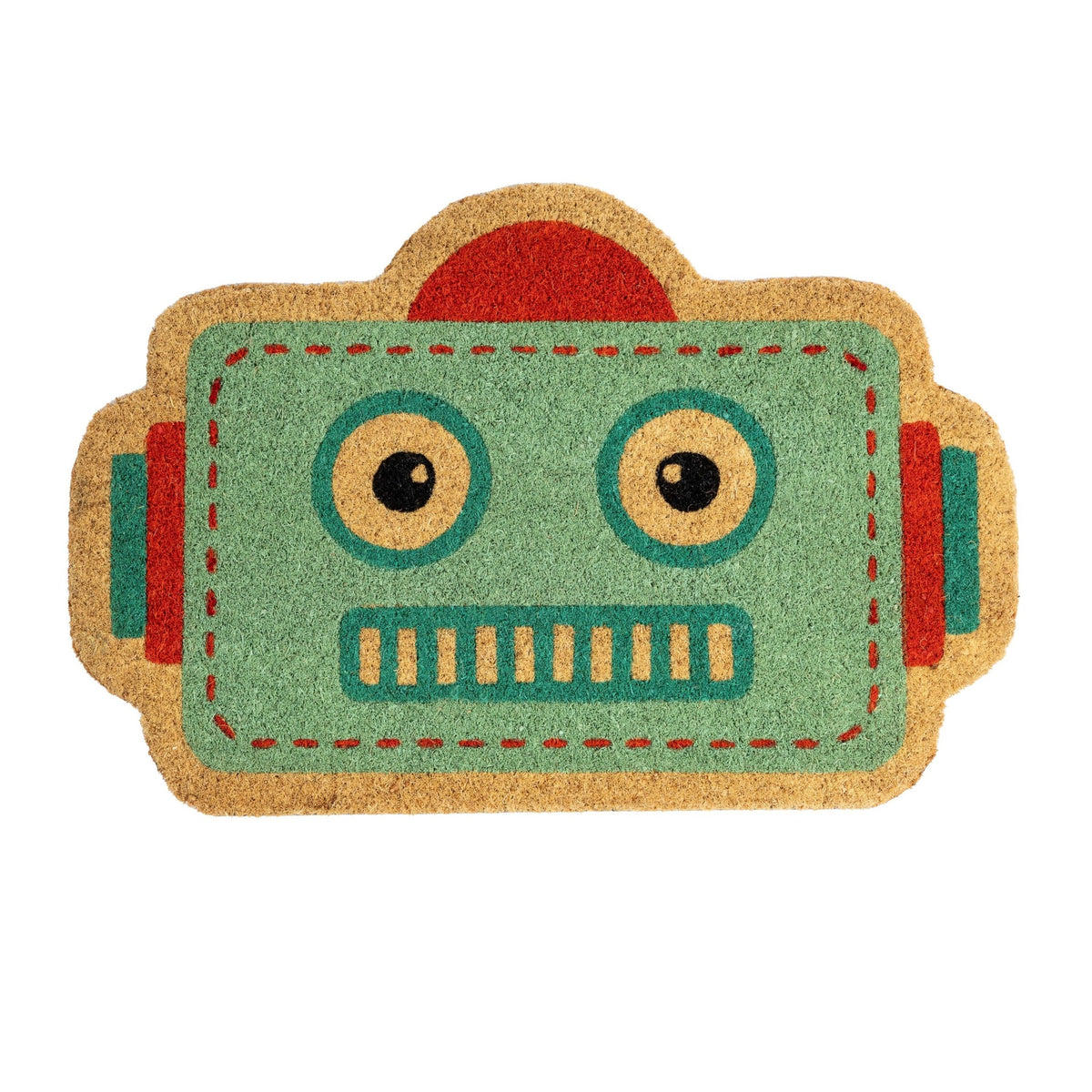 Blue Robot Doormat - Strabello Design