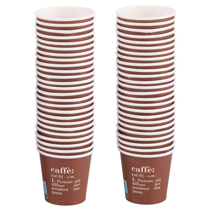 Set of 50 Paper Espresso Cups - Strabello Design