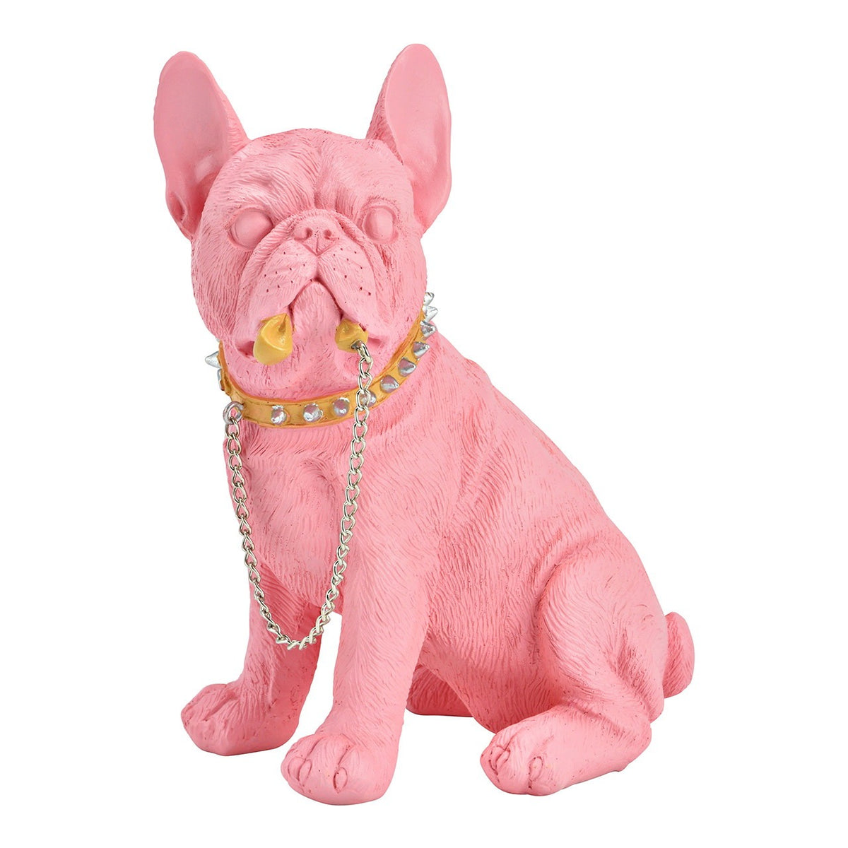 French Bulldog Figurine with Necklace - Strabello Design