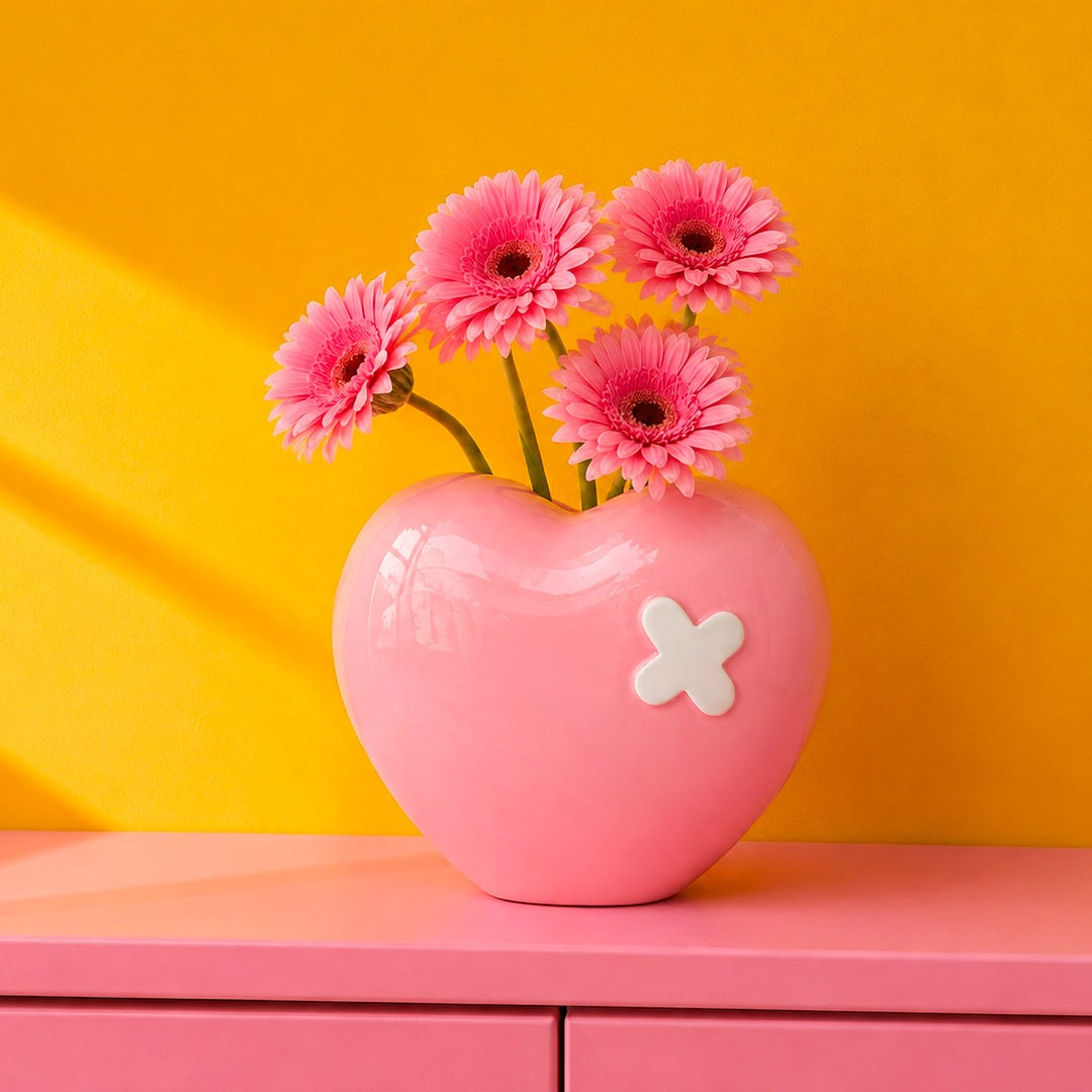 Love Patch Heart Vase, photo 5