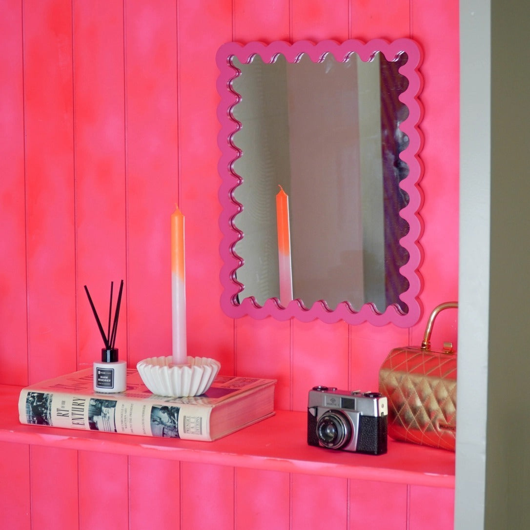 Large Wavy Wall Mirror, photo 4