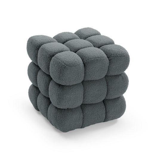 Pouf Cubo Bouclé - Strabello Design