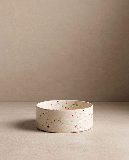 New Party Set of 2 Pet Bowls White, photo 6