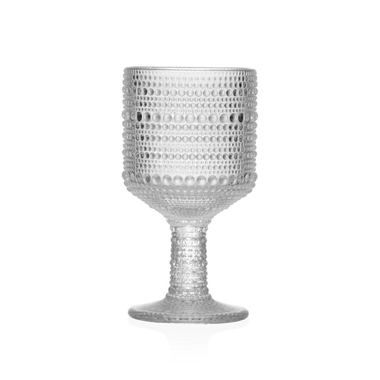 Embossed Wine Glass - Strabello Design