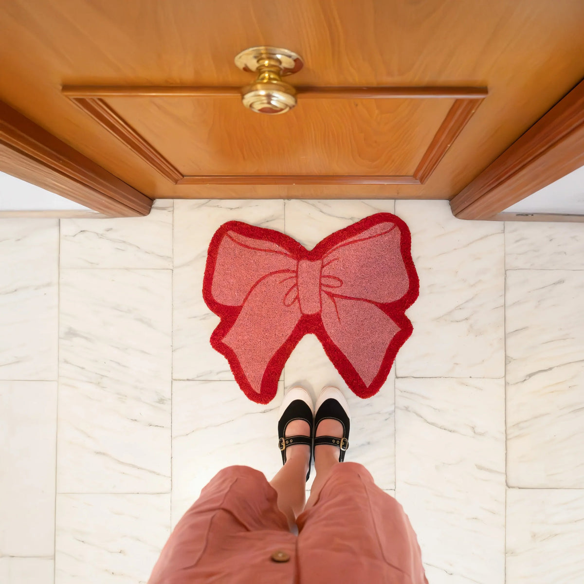 Pink Bow Doormat, photo 4