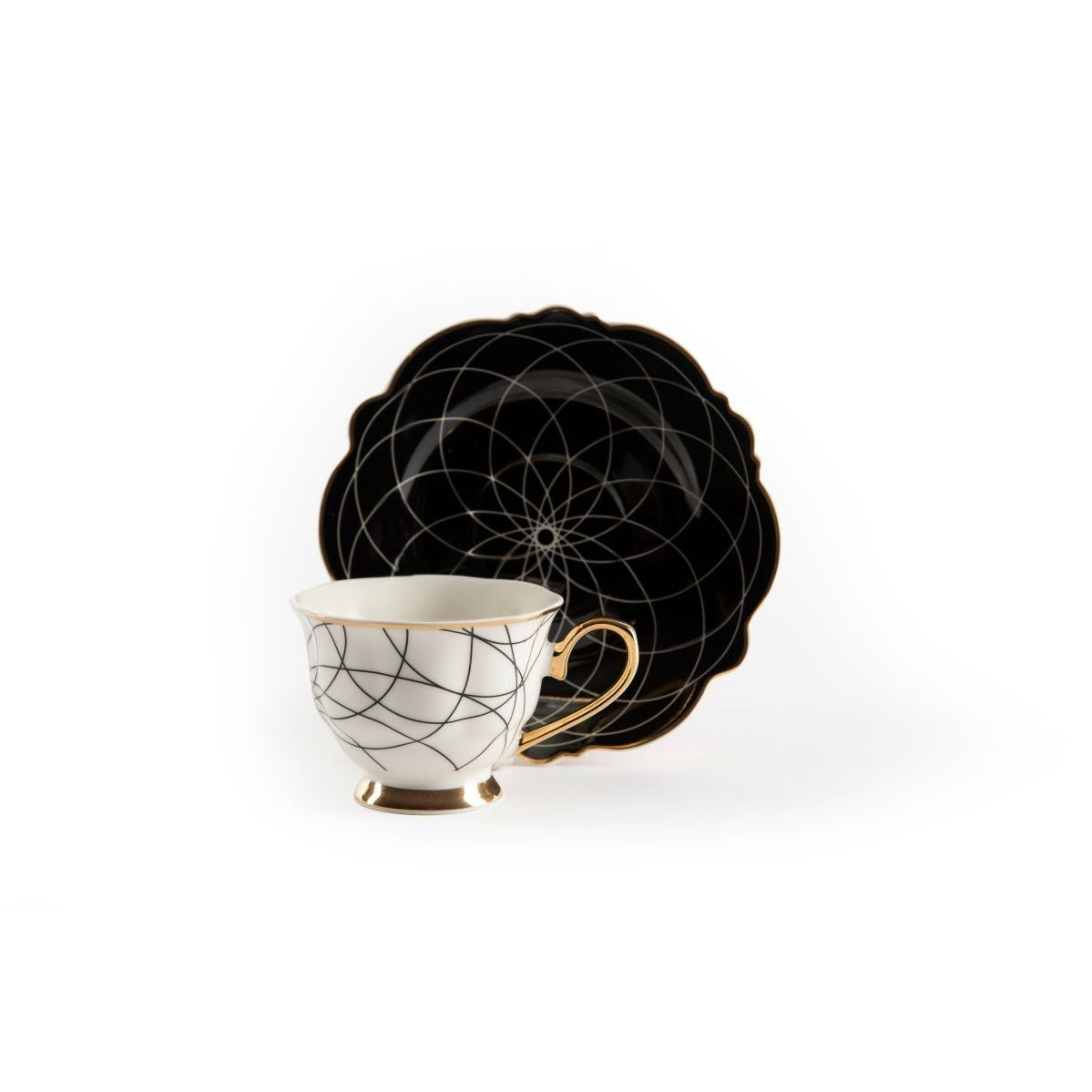 Set of 6 Alice Espresso Cups with Saucers, photo 5