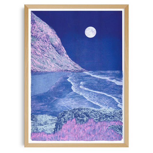 Blue Euphoria Poster - Strabello Design