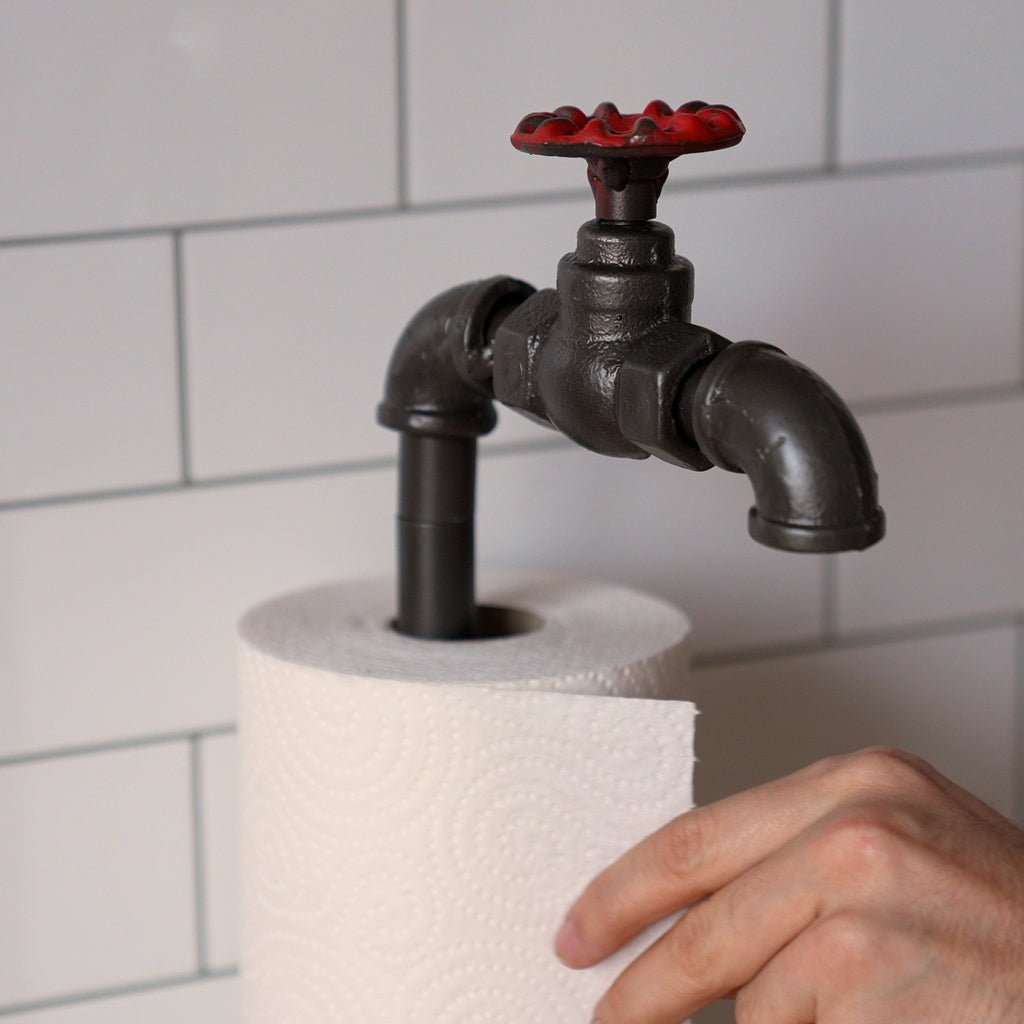 Plumbing Pipe Kitchen Roll Holder, photo 5