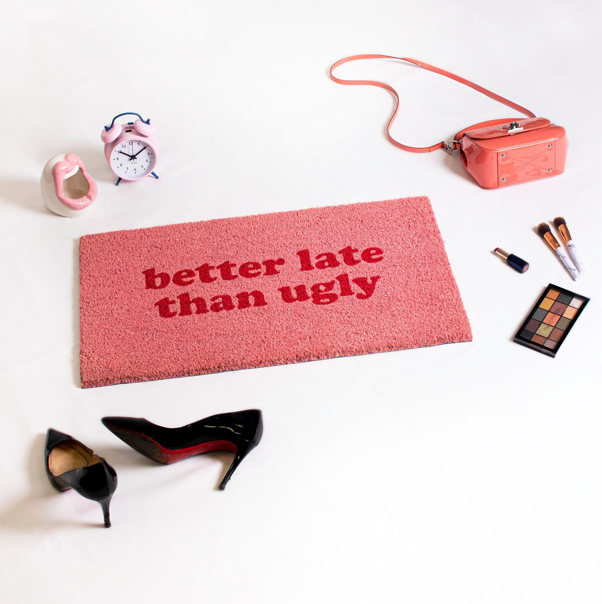 Better Late Than Ugly Pink Doormat, photo 11