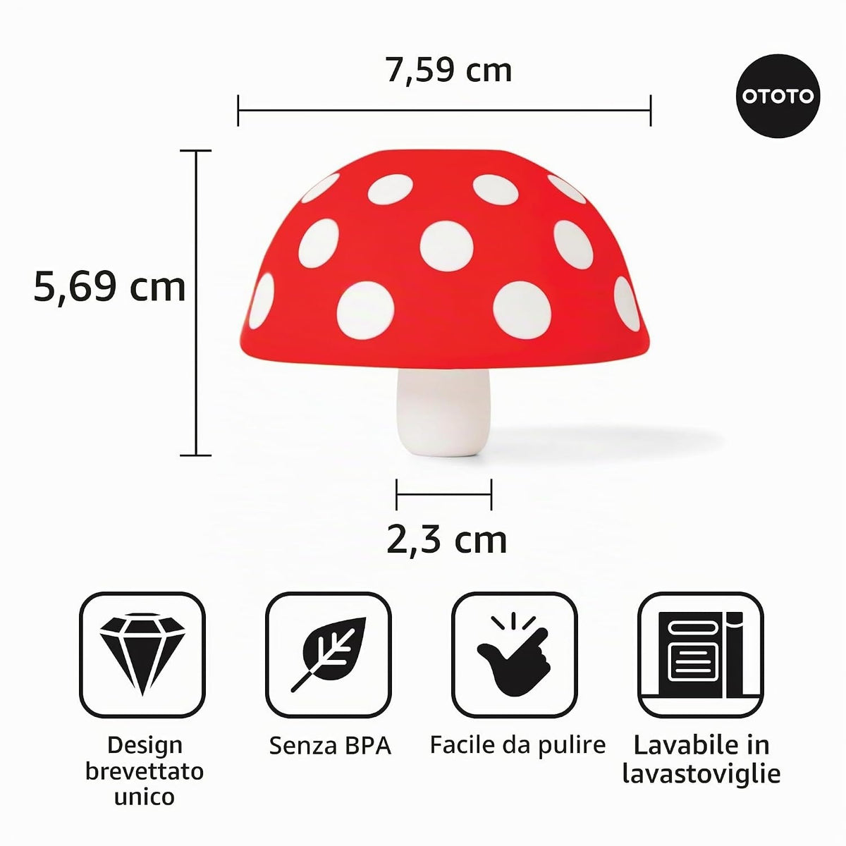 Magic Mushroom Collapsible Funnel, photo 3