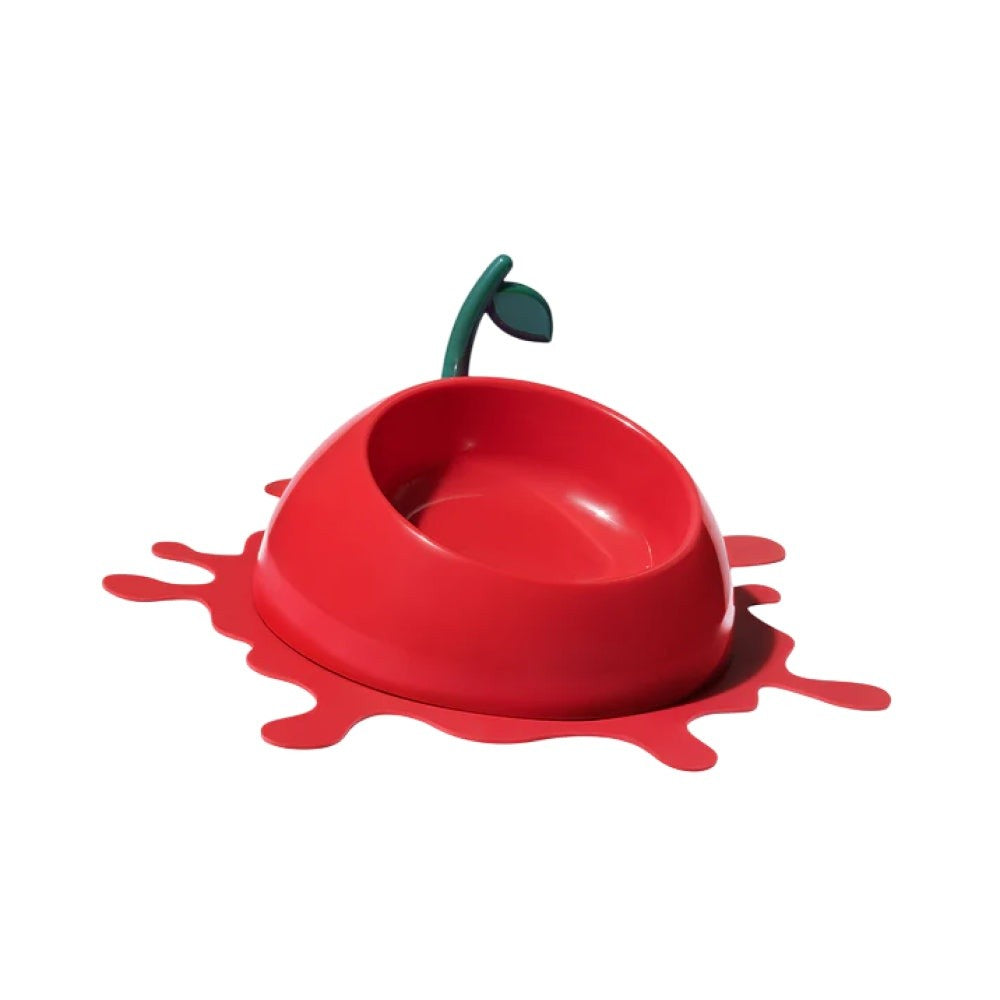 Juicy Cherry Ciotola con Cucchiaio e Tappetino - Strabello Design