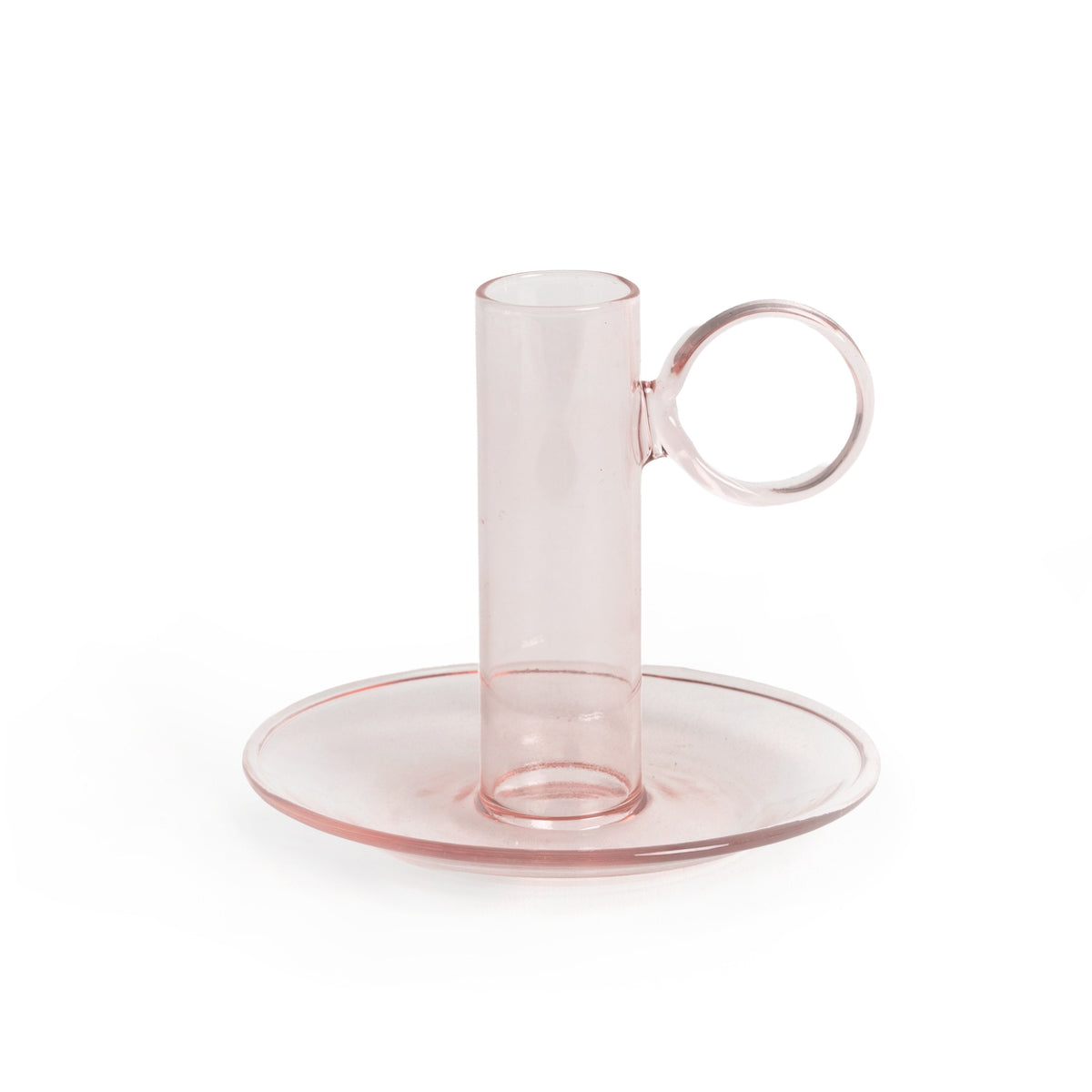 Glass Candle Holder with Handle, photo 4