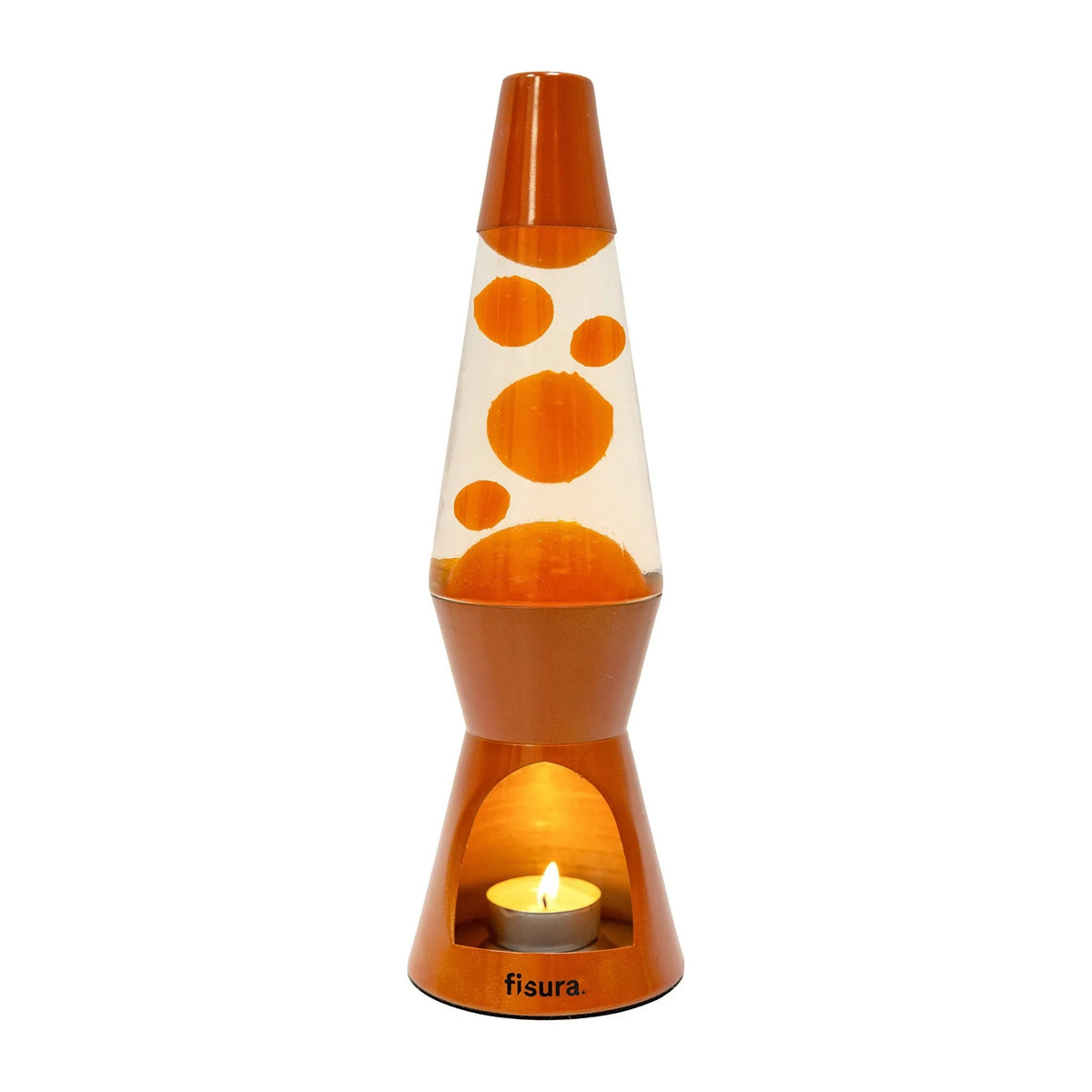 Terracotta Candle Lava Lamp - Strabello Design