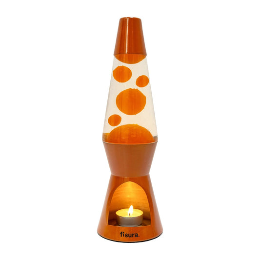 Terracotta Candle Lava Lamp - Strabello Design