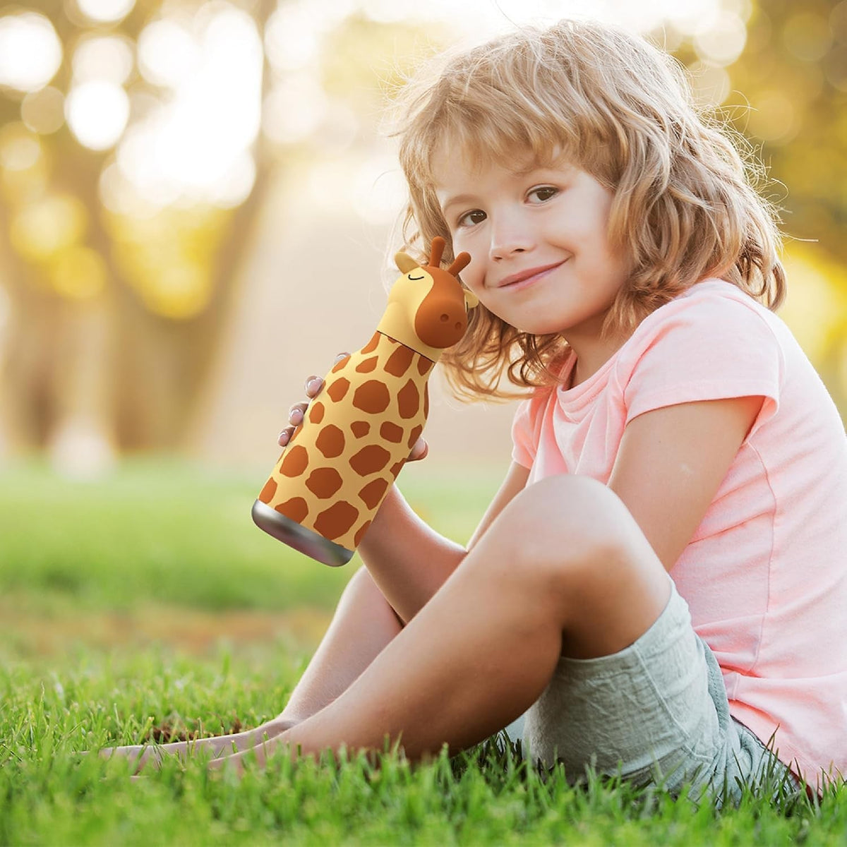 Bestie Insulated Water Bottle Giraffe, photo 4