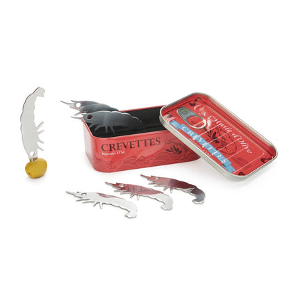 Set of 6 Prawn Appetiser Forks - Strabello Design