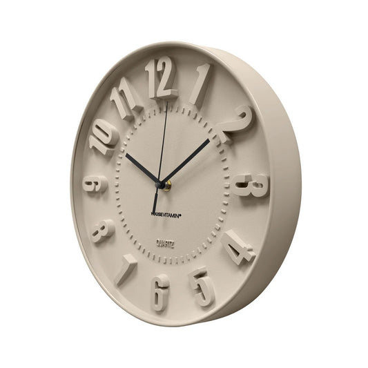 3D Numbers Wall Clock - Strabello Design