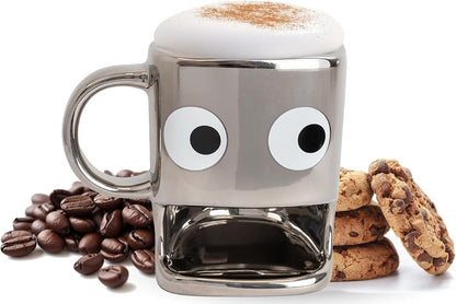 Silver Biscuit Holder Mug - Strabello Design