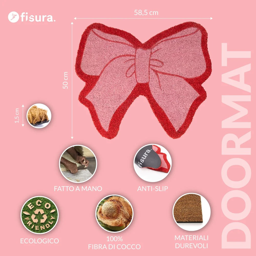 Pink Bow Doormat, photo 7