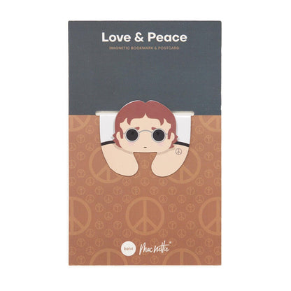 Macnettic Magnetic Bookmark Love & Peace, photo 5
