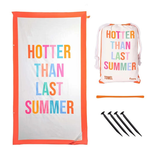 Hotter than last summer Beach Towel - Strabello Design