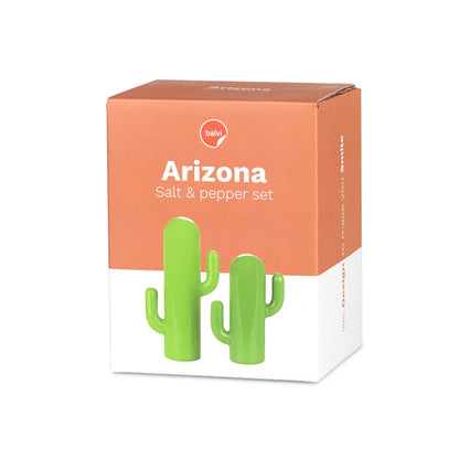 Sale & Pepe Cactus packaging with the two green cactus shakers printed on the orange box.