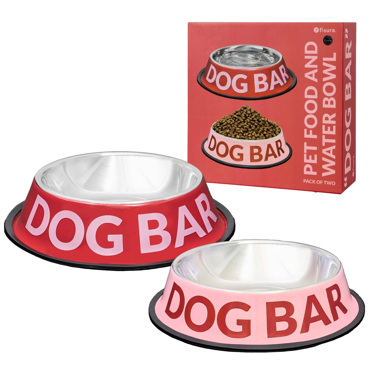 Dog Bar Dog Bowls - Strabello Design