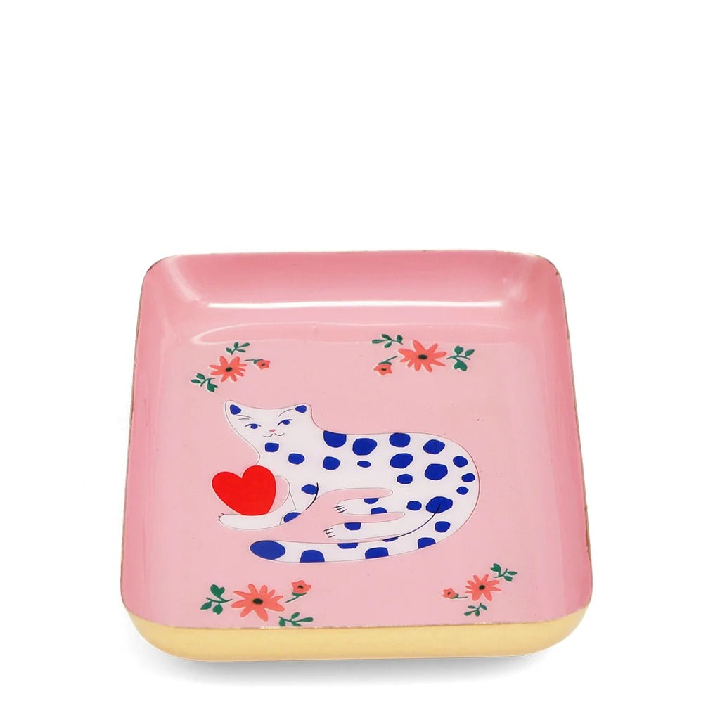 Polka Dot Cat Trinket Tray, photo 2