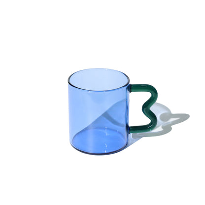 Glass Mug with Wavy Handle, photo 2