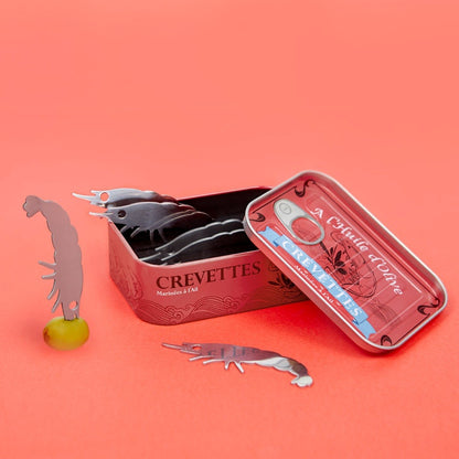 Set of 6 Prawn Appetiser Forks, photo 6