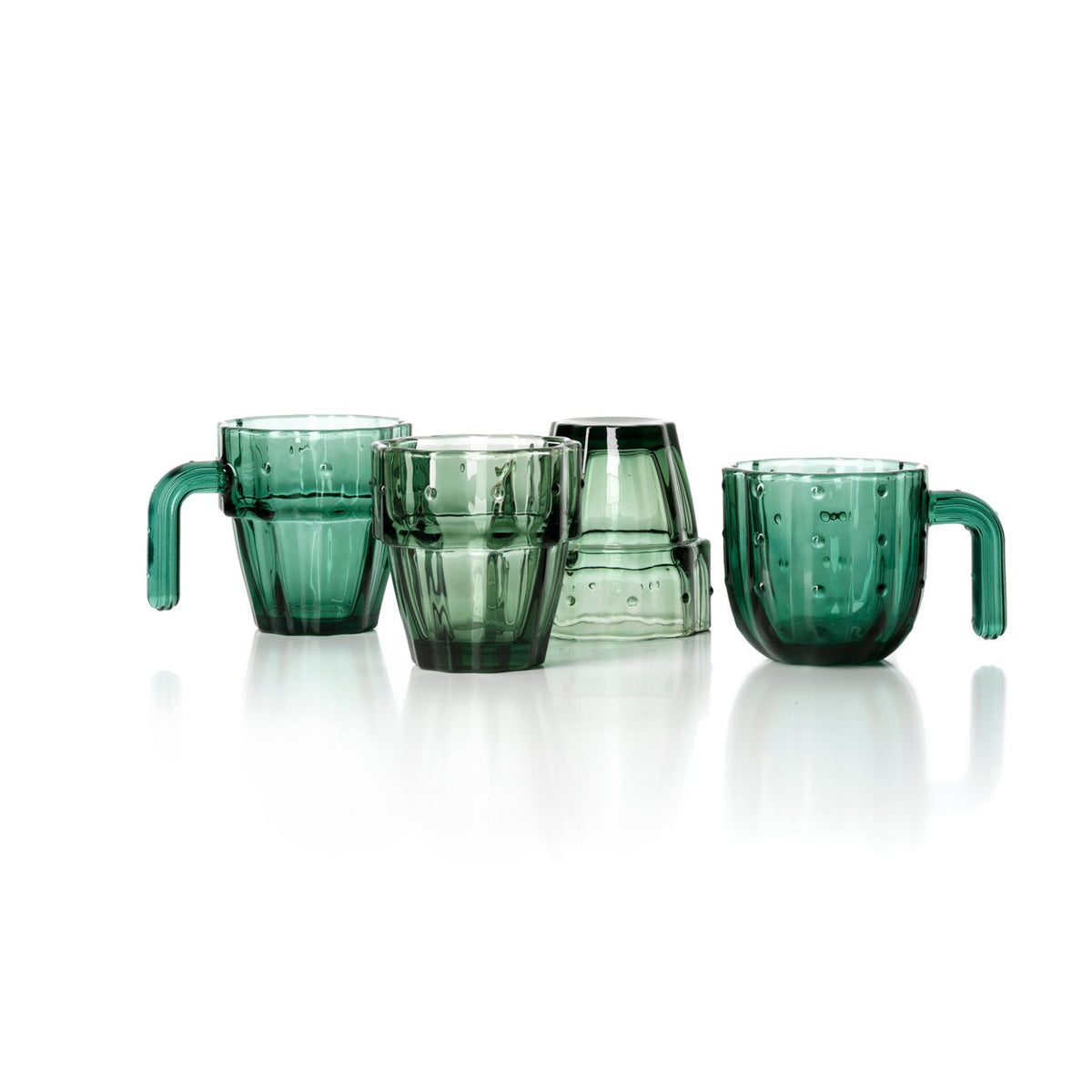 Set 4 Bicchieri Impilabili Cactus, foto 2