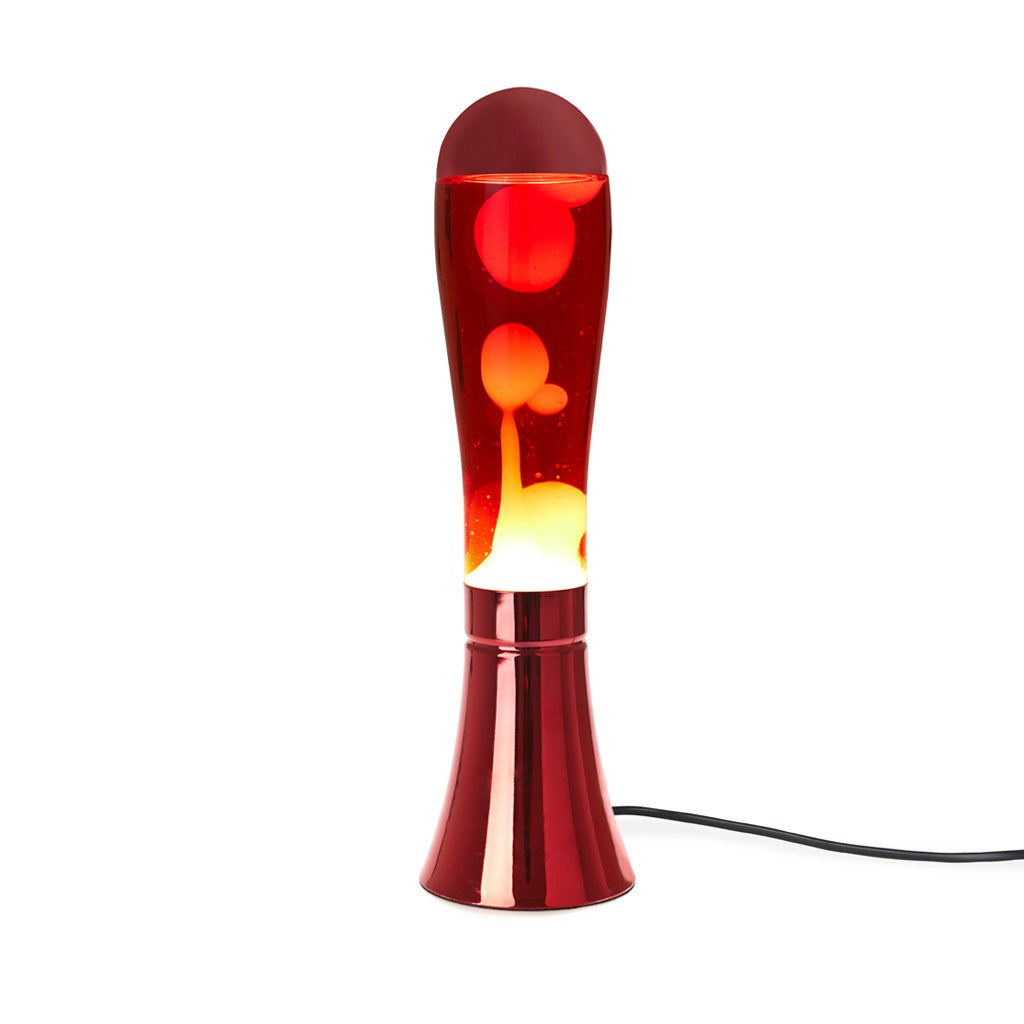 Red Magma Lava Lamp - Strabello Design