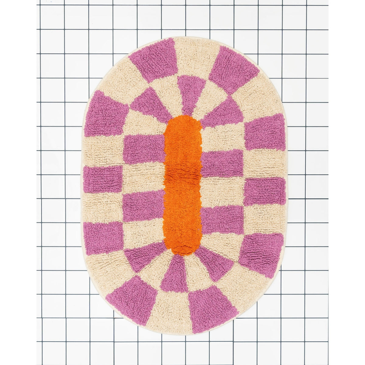 Rita Magenta Bath Mat - Strabello Design
