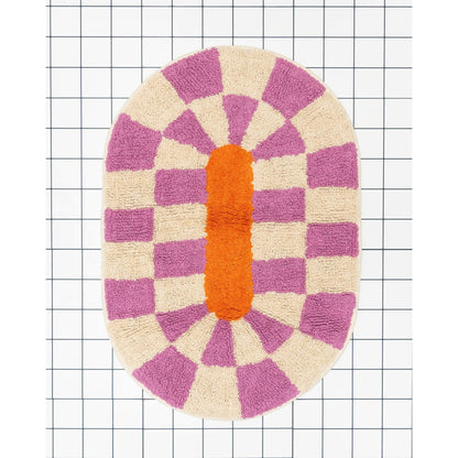 Rita Magenta Bath Mat - Strabello Design