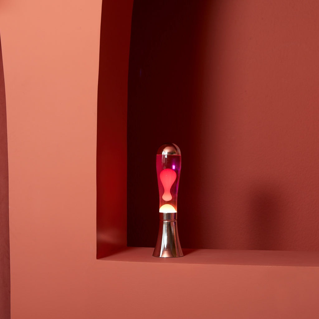 Silver and Pink Magma Lava Lamp, photo 3