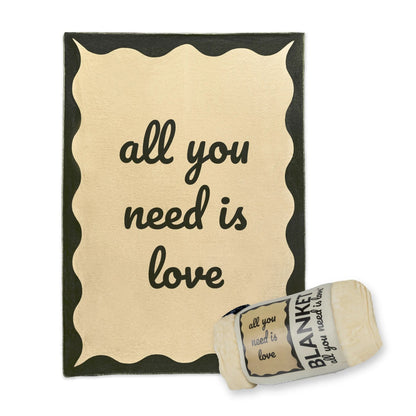 All You Need Is Love Blanket - Strabello Design